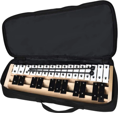 Costway 27 Note Glockenspiel Xylophone w/ 2 Rubber Mallets 30298475 New