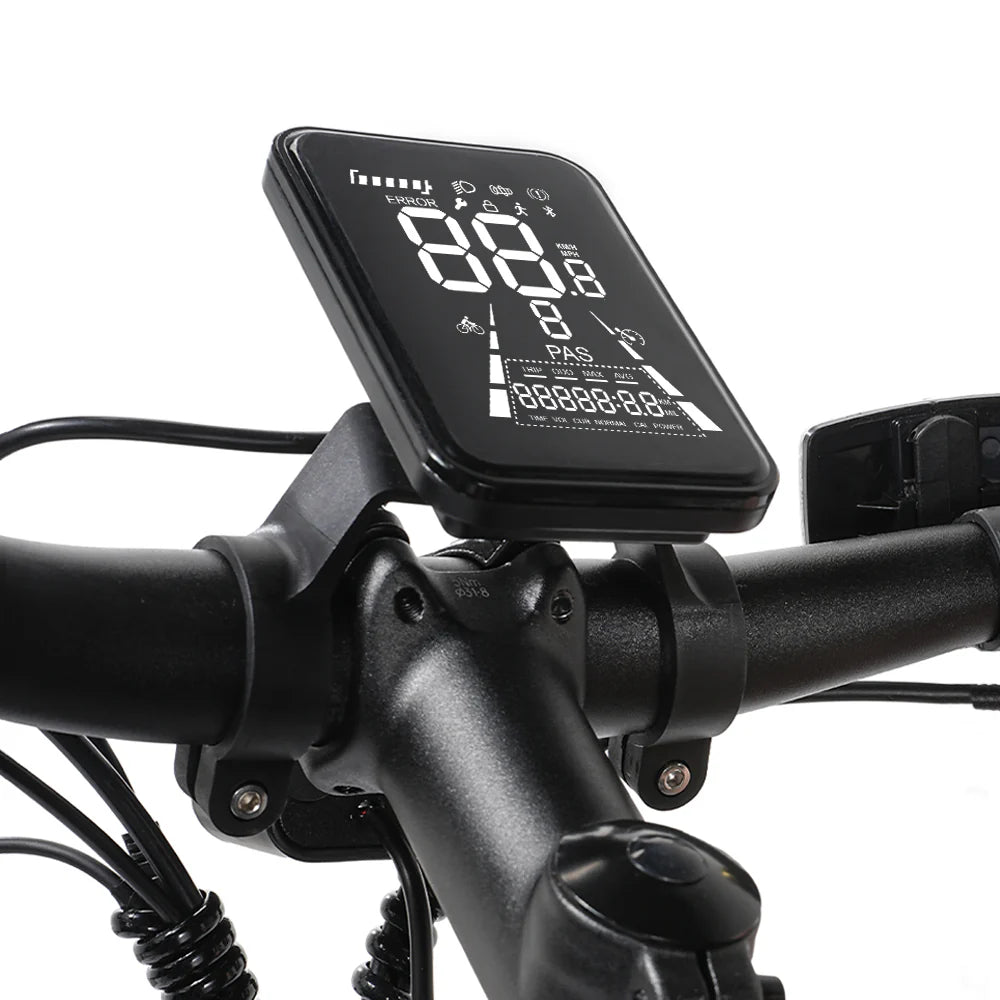 Cycrown Dremax Electric Commuter Bike Step-Over Frame 852W 28 MPH 65 Mile Range 48V New