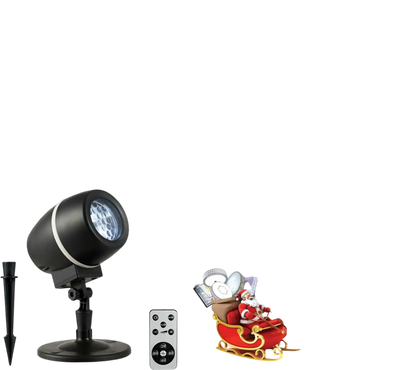 Costway Outdoor Waterproof Christmas Snowflake LED Projector Lights Remote Control 45029183 New