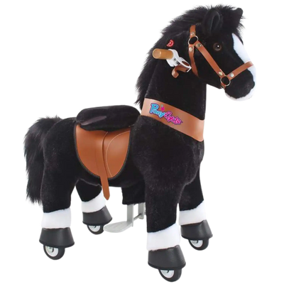 PonyCycle Ux326 Ride On Horse Black Small New