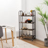 Foldable Rolling Cart with Storage Shelves for Kitchen-4-Tier - Gallery View 1 of 10