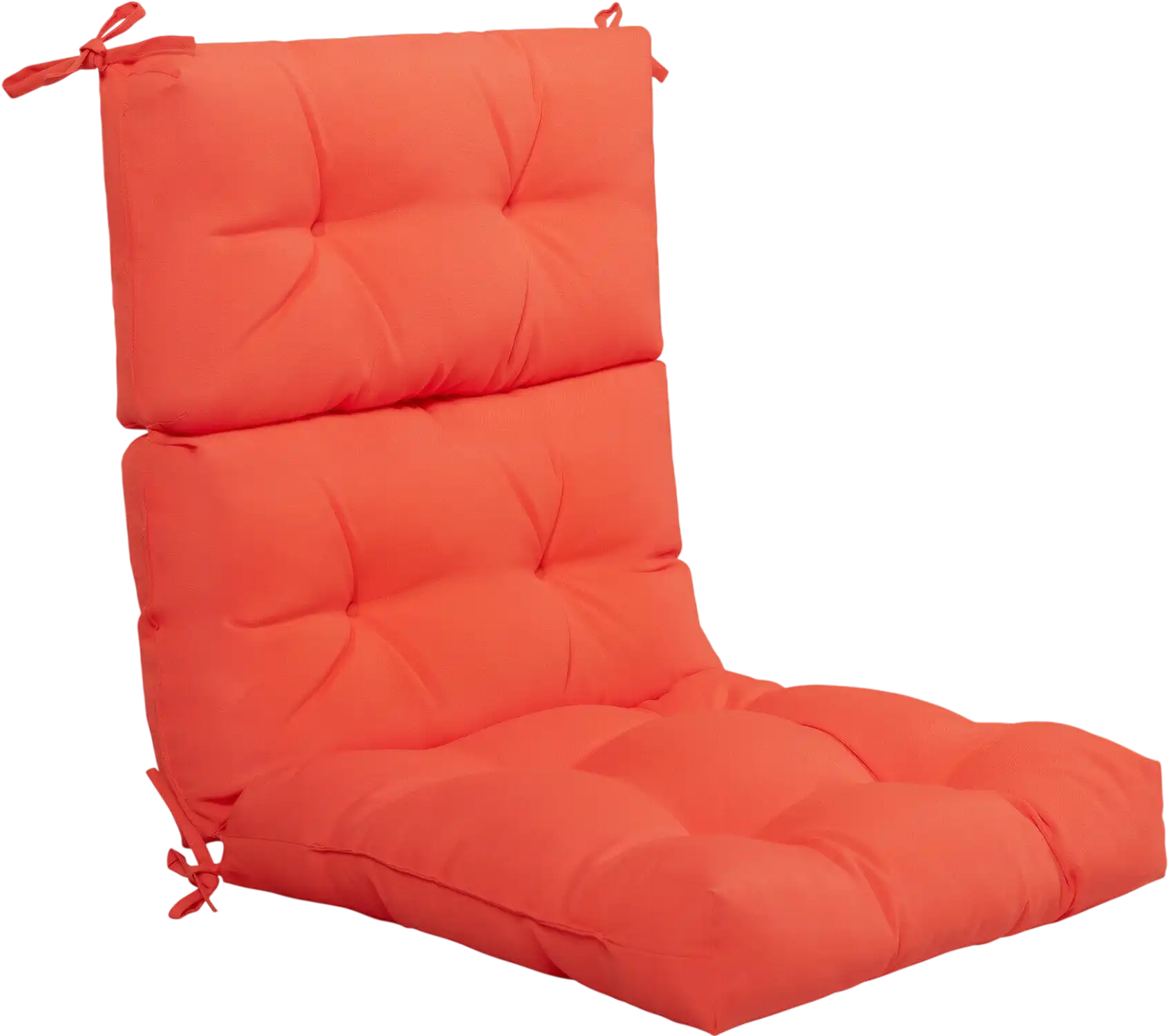 Costway Tufted Patio High Back Chair Cushion Non-Slip String Ties 28791460 New