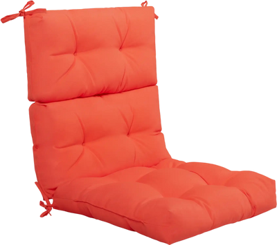 Costway Tufted Patio High Back Chair Cushion Non-Slip String Ties 28791460 New