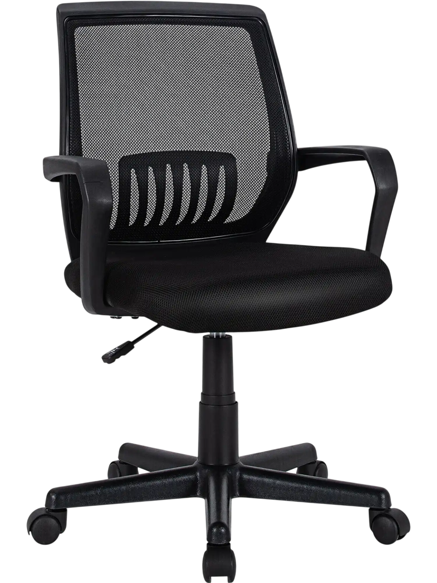 Costway Mid-Back Mesh Executive Office Chair Height Adjustable Lumbar Support 62410539 New
