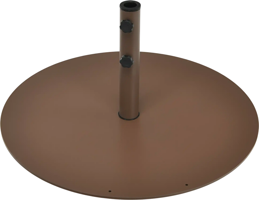 29.5 Inch Outdoor Steel Umbrella Base Stand for Backyard and Poolside