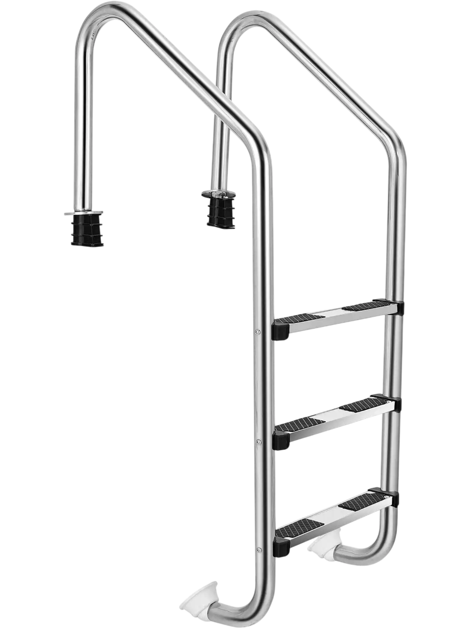 Costway 3-Step Stainless Steel Swimming Pool Ladder Anti-Slip 86712945 New