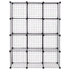 42" x 14" x 56" DIY 12-Cube Metal Grid Wire Storage Cubes - Gallery View 3 of 16