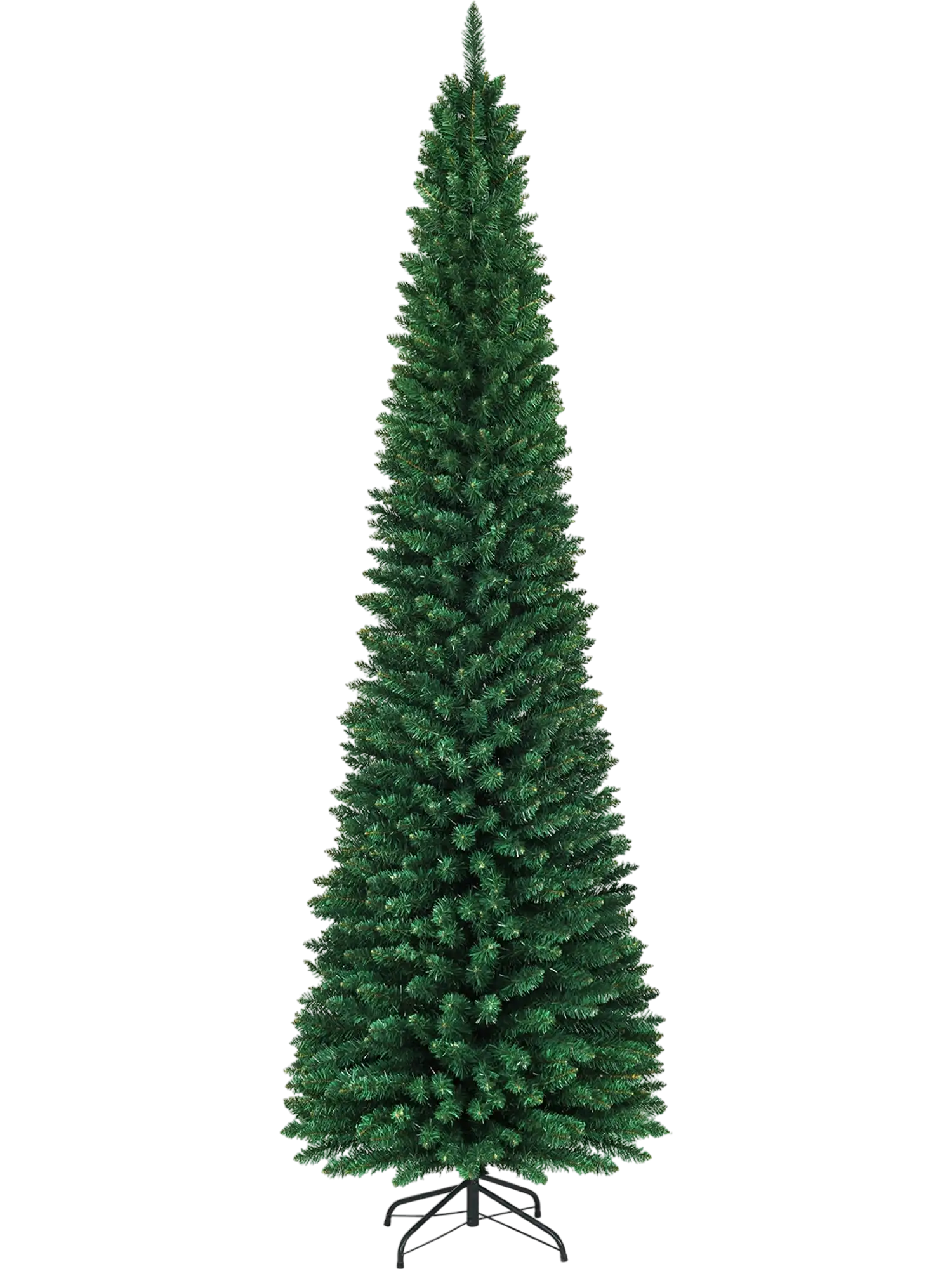 Costway Artificial Slim Pencil Christmas Tree Metal Stand 56483920 New