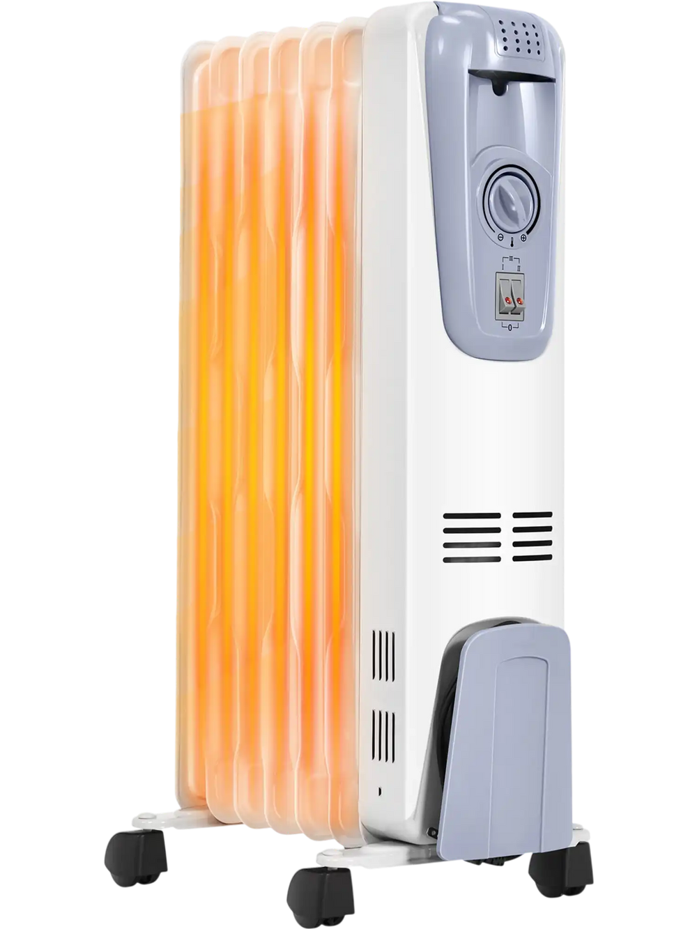 1500W Oil Filled Radiator with Thermostat and 4 Bottom Wheels