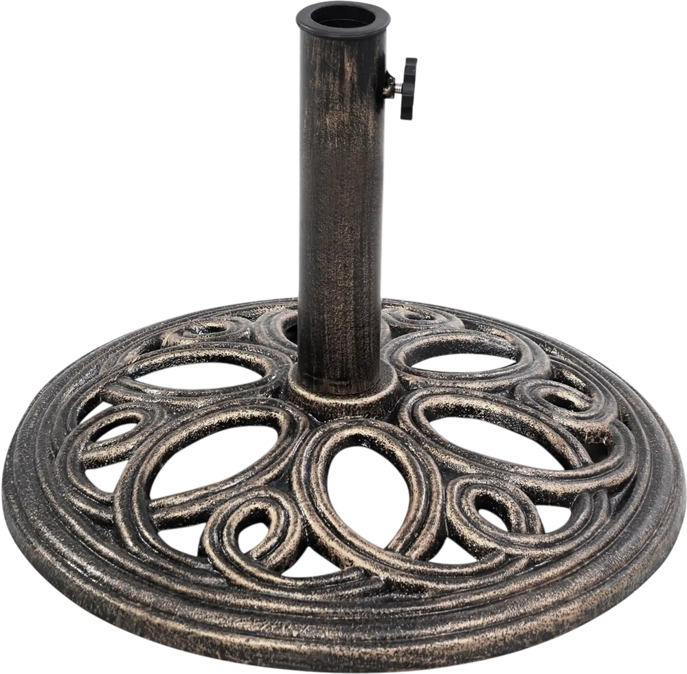 23 Pounds 17 3/4 Inch Round Umbrella Base Stand