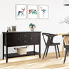 Wooden Sideboard Buffet Console Table with Drawers and Storage-Brown - Gallery View 1 of 10