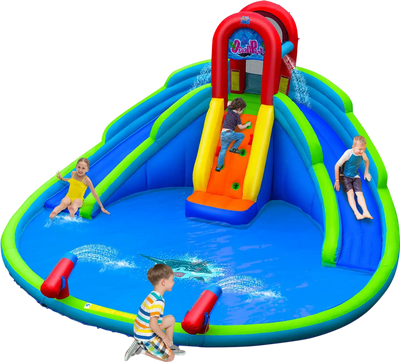Costway Inflatable Waterslide Bounce House Upgraded Handrail 23159670 New