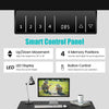 Electric height adjustable standing desk control panel with LED display and 4 memory positions for easy height.