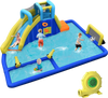 6-in-1 Inflatable Water Slides with Blower for Kids
