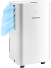 Dehumidifier with auto defrost and 24-hour timer, removes 32 pints daily, ideal for rooms up to 1750 sq. ft.