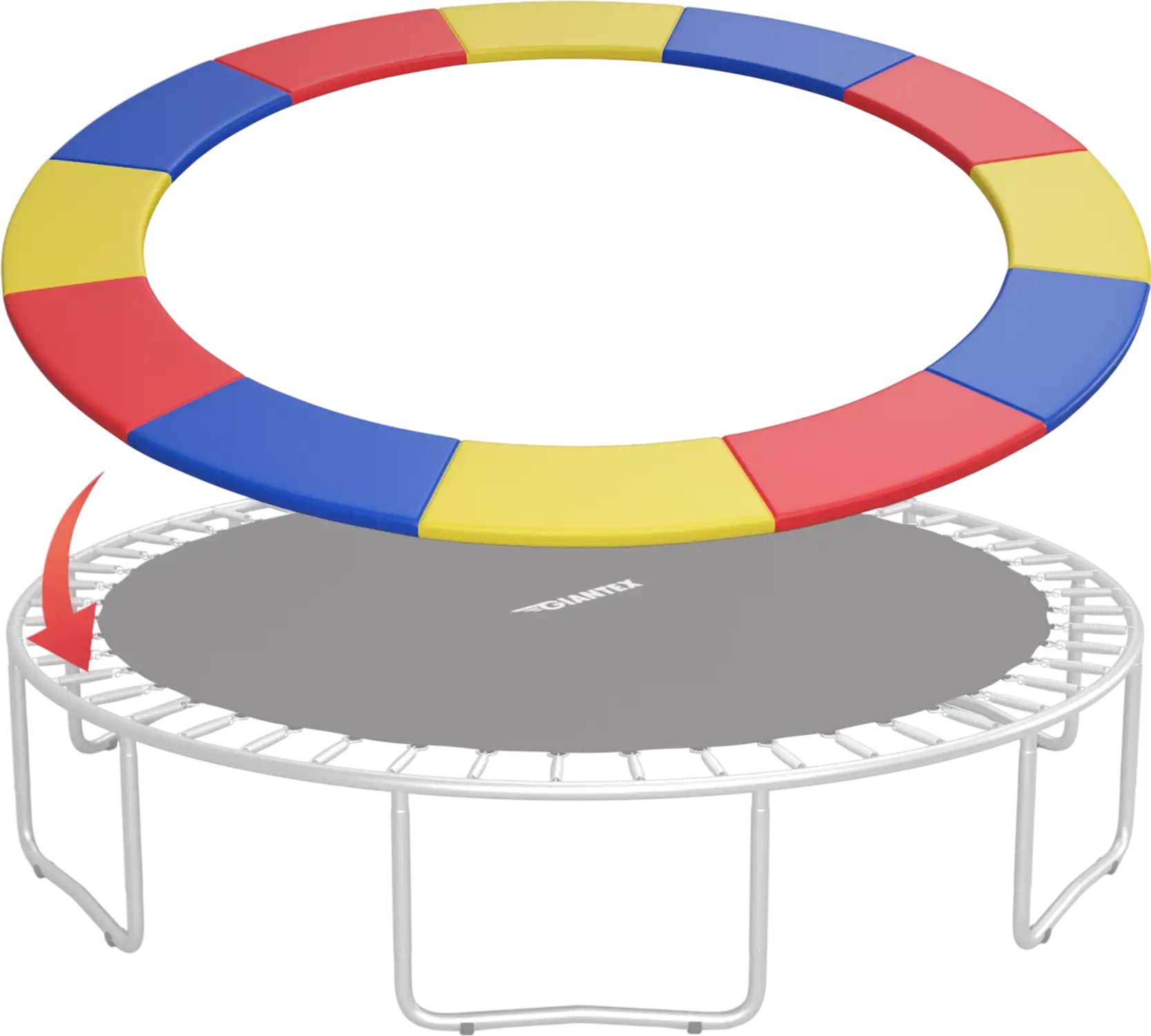 Costway 15' Universal Trampoline Spring Cover 53874092 New