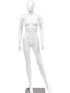 5.8 ft Full Body Female Mannequin Egghead Manikin with Metal Stand