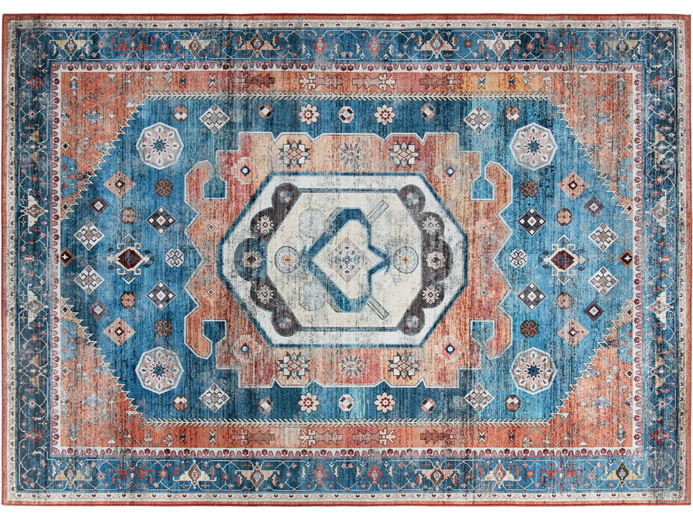 5 x 7 Inch Non-Shedding Distressed Vintage Indoor Area Rug