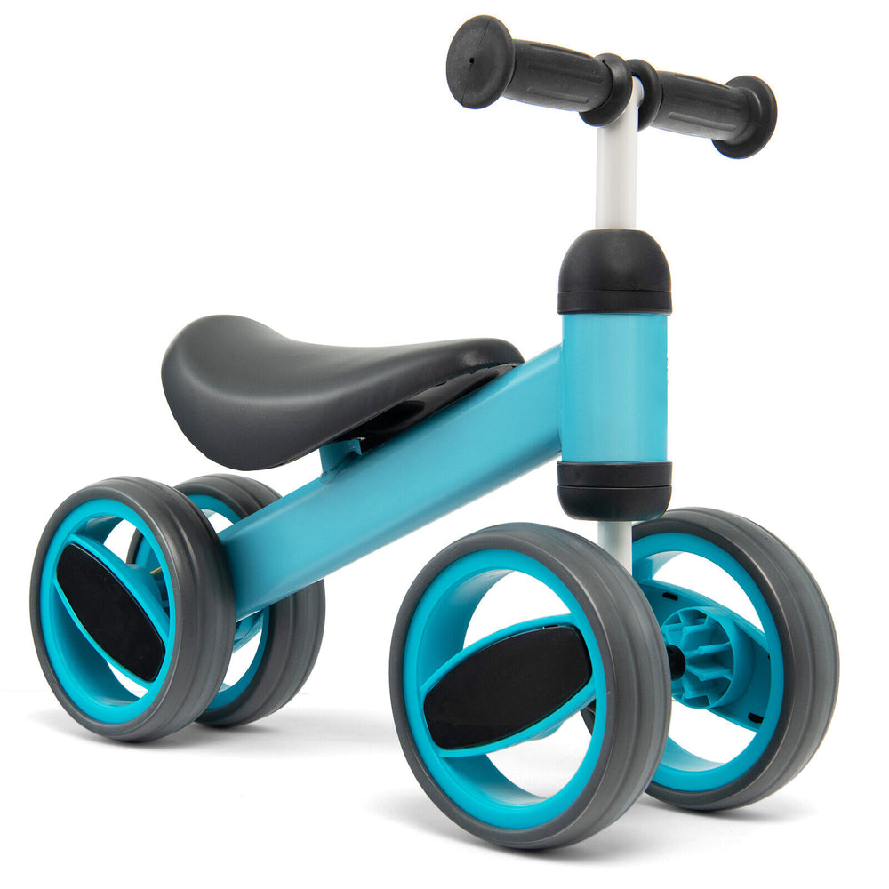 4 Wheels Baby Balance Bike Toy-Blue - Gallery View 1 of 10