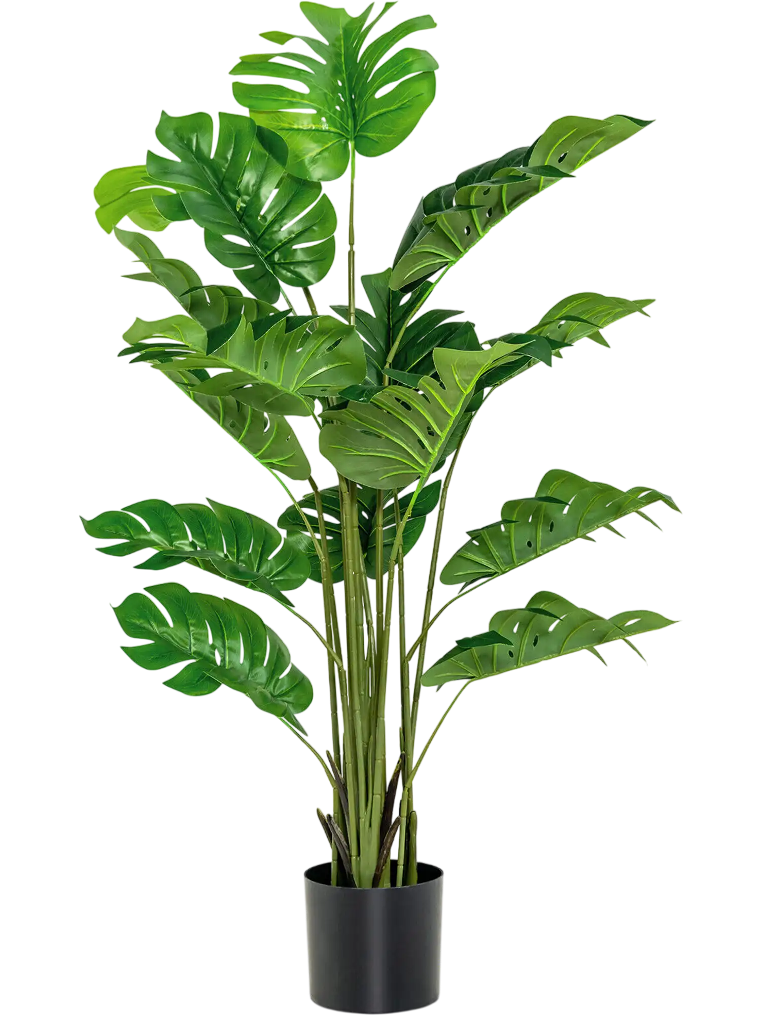 Costway 5' Artificial Monstera Deliciosa Faux Tree Indoor/Outdoor 18397645 New