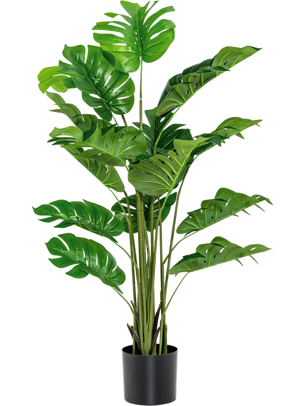 5 Feet Artificial Tree Faux Monstera Deliciosa Plant for Home Indoor and Outdoor