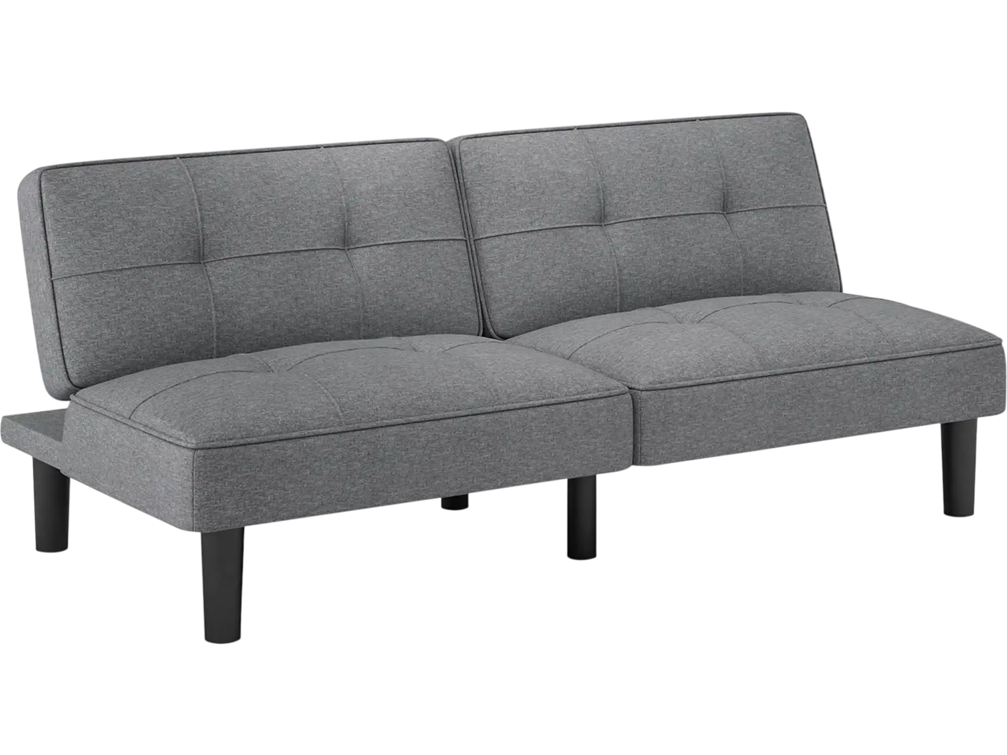 Costway Convertible Futon Sofa Bed 6-Position Adjustable Backrest 39841576 New