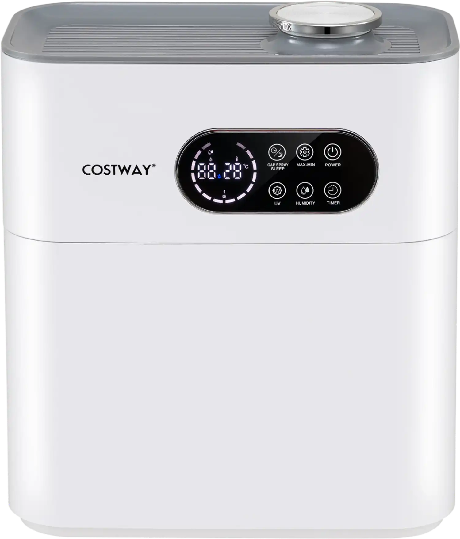 Costway 1.7 Gal Cool Mist Top Fill Humidifier Large Room Bedroom 40930232 New