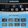 Control panel of the Full-Automatic Washing Machine with 8 programs and clear display for easy operation.
