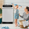Full-Automatic Washing Machine 1.5 Cubic Feet 11 LBS Washer and Dryer-Gray - Gallery View 1 of 11