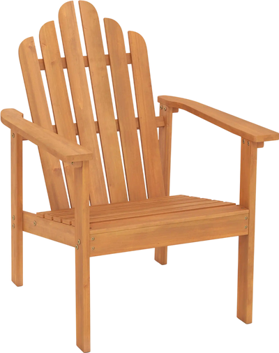 Costway Stackable Adirondack Patio Chair Solid Acacia Wood 96017735 New