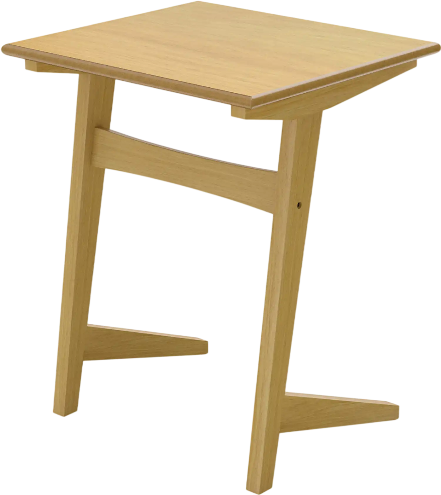 Costway C-Shaped Wood Sofa Side End Table 25322837 New