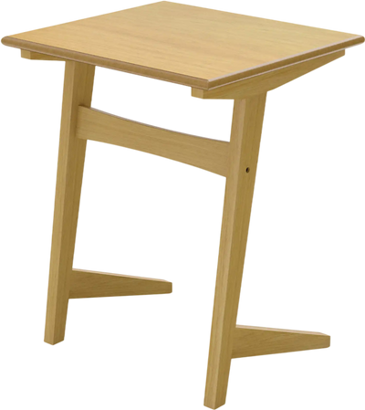 Costway C-Shaped Wood Sofa Side End Table 25322837 New