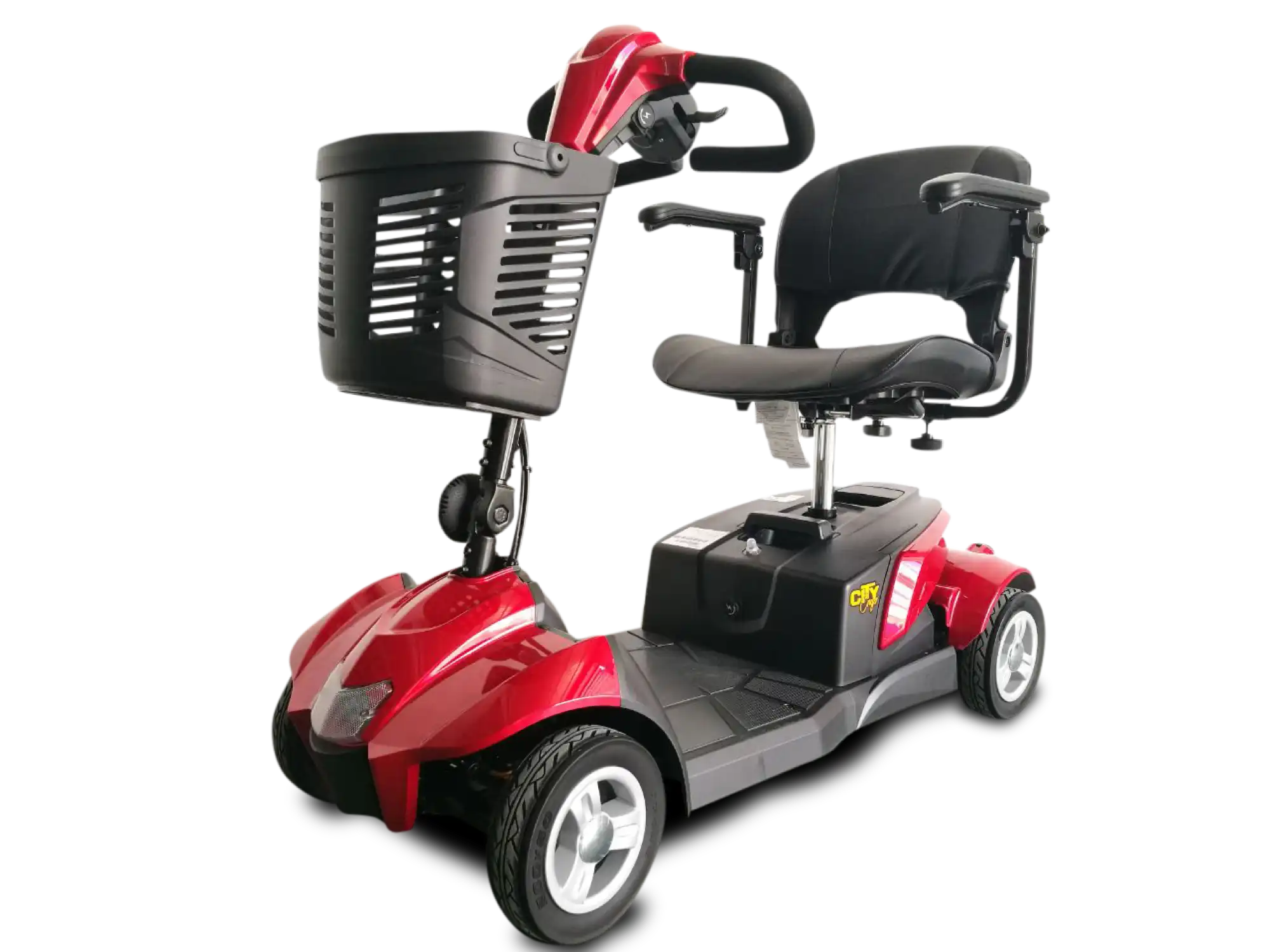 EV Rider CityCruzer 4 Wheel Electric Travel Scooter 12Ah SLA Red Open Box