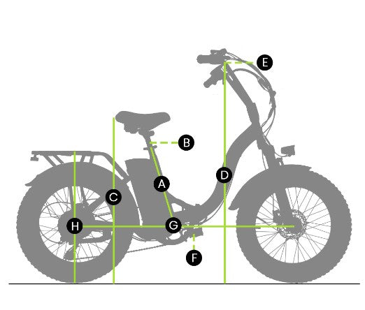 Nakto Folding OX Electric Fat Tire Bike 20" 500W Motor with Peak 750W 60 Mile Range 48V Li-ion Battery New