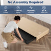 Under desk treadmill with remote control, 2.5HP motor, 47" x 22" x 5.7", no assembly required for easy storage.
