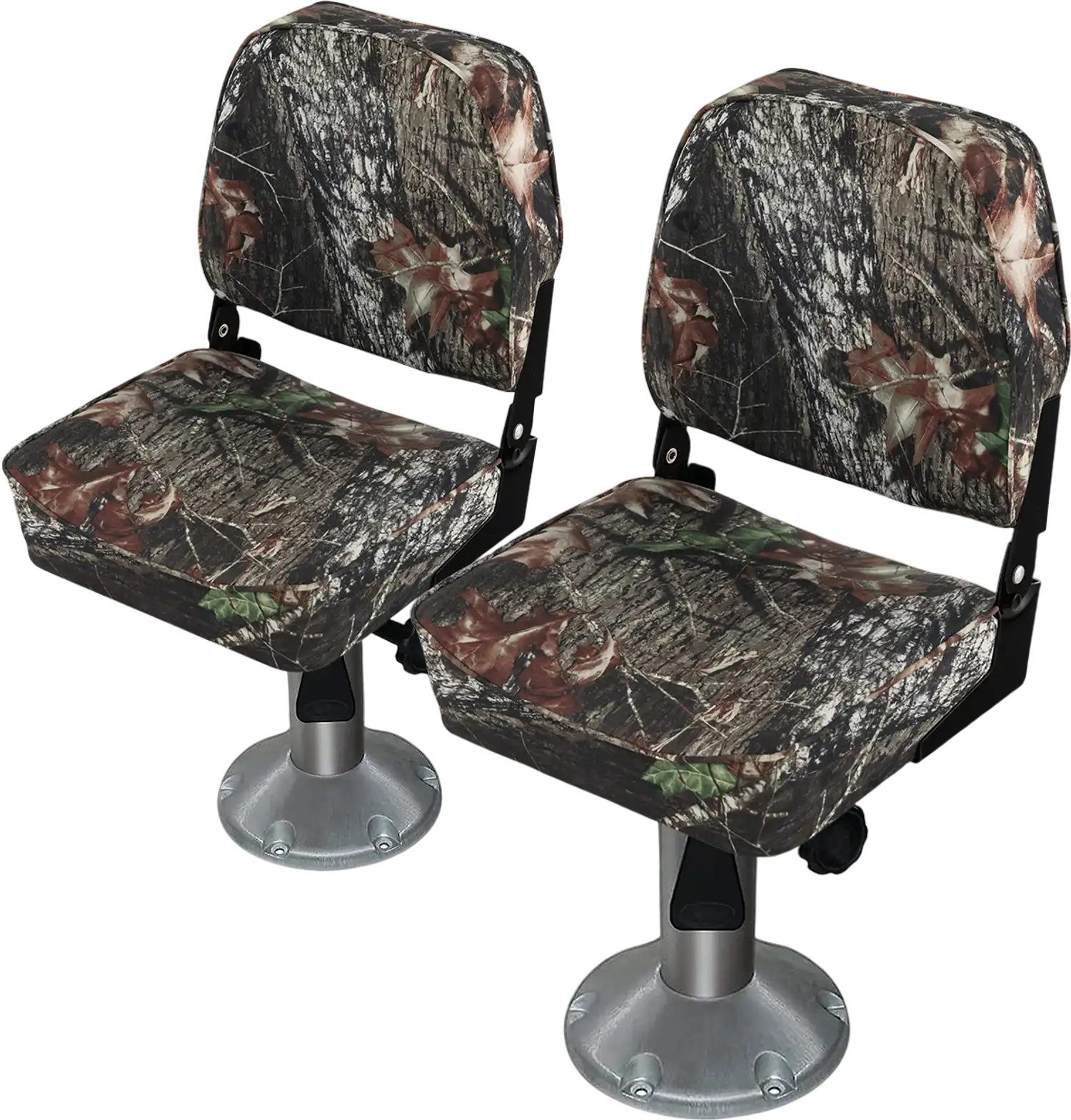 Costway 2-Piece Folding Boat Seat Set Camouflage 89254731 New