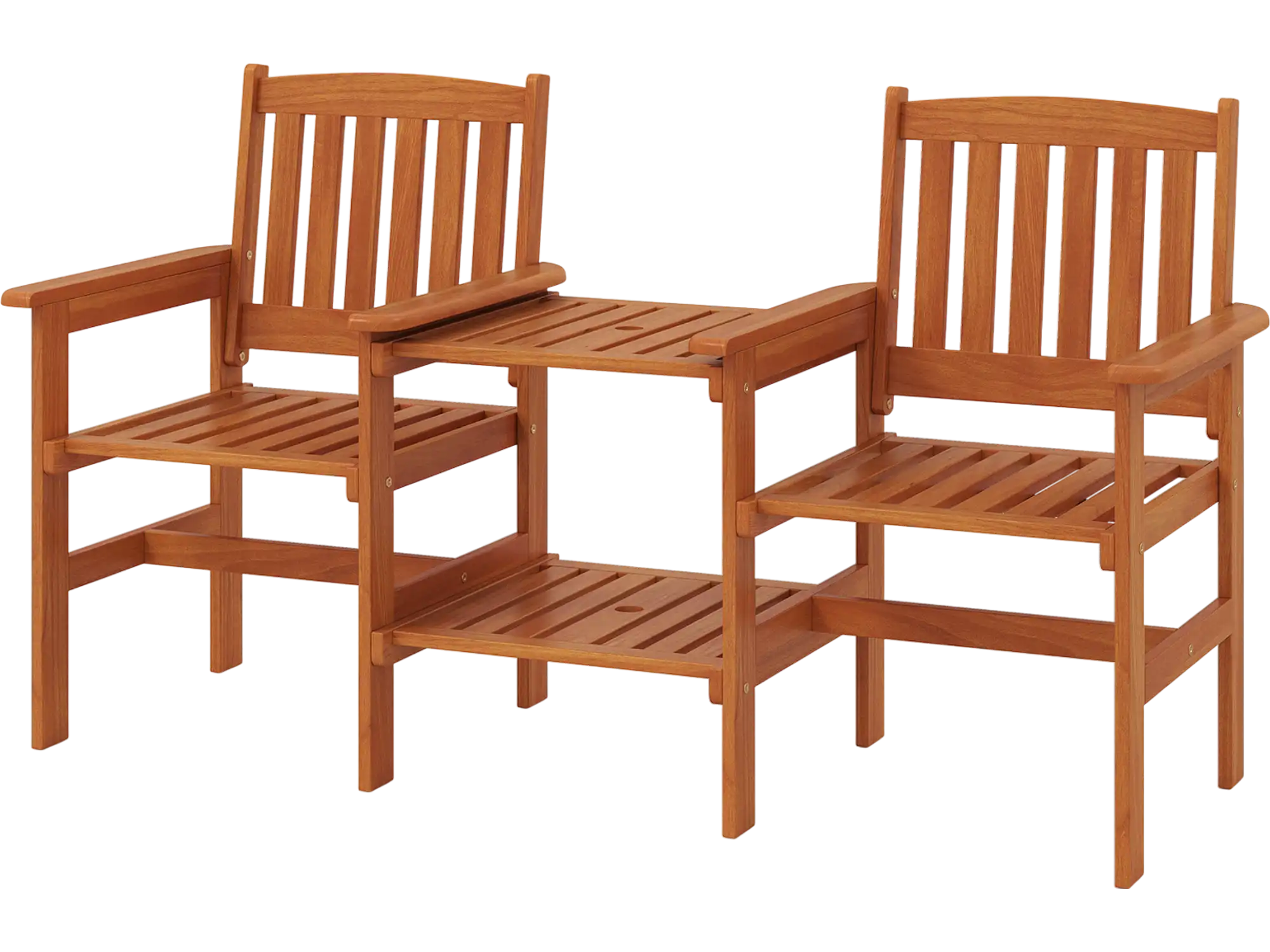 Costway 2-Seater Outdoor Patio Furniture Set w/ 1.57