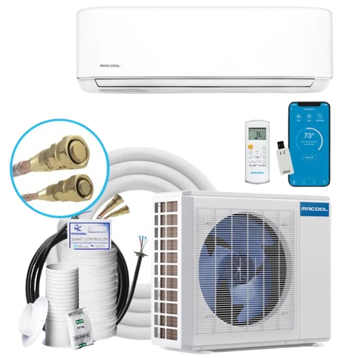 MRCOOL Ductless Mini-Split Air Conditioner & Heater DIY Complete System 18K BTU 208-230V/60Hz 4th Gen New