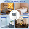 2000 Sq.Ft 32 Pint Compressor Dehumidifier in white with smart humidity control, ideal for bedrooms, bathrooms, and basements.