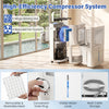 High-efficiency 32-pint compressor dehumidifier with visible water level, convenient drain plug, and smart humidity control.