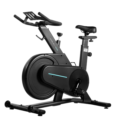 OVICX OS-EBIKE-Q200-B Stationary Exercise Bike With LCD Data Monitor and Bluetooth New