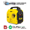 Champion 201183 1850W/2500W Generator Dual Fuel Gas Propane Inverter Low THD CO Shield New