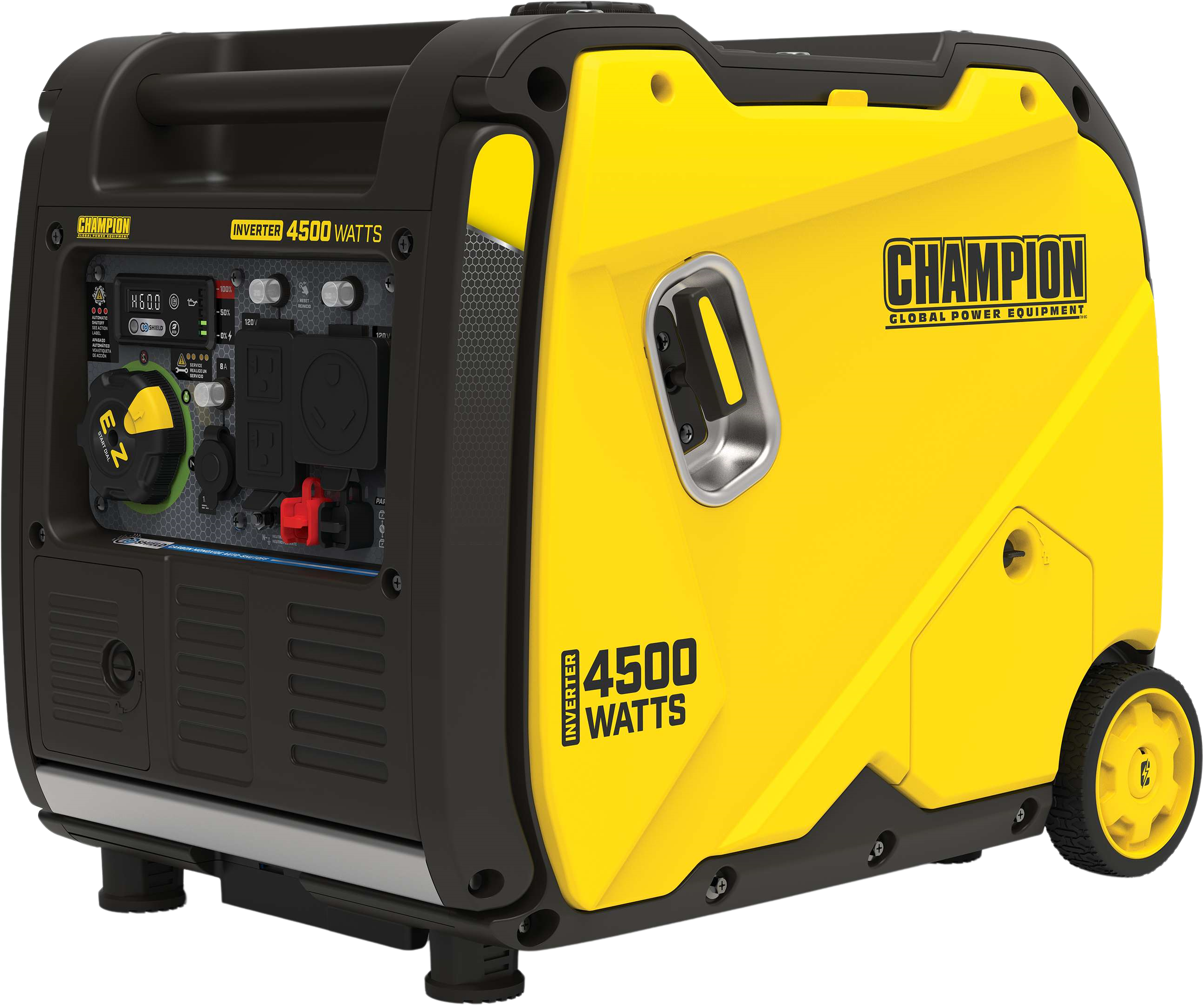 Champion 201318 3500W/4500W Generator Gas Inverter Low THD CO Shield New