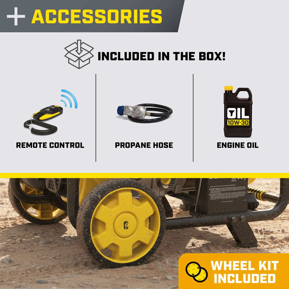 Champion 201544 11000W/14000W Generator Dual Fuel Gas Propane 50A CO Shield Remote Start New