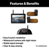 Furrion Vision S+ RV Observation System 7" Monitor Side Cameras with Sharkfin Camera New