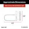 Furrion Vision S+ RV Observation System 7" Monitor Side Cameras with Sharkfin Camera New