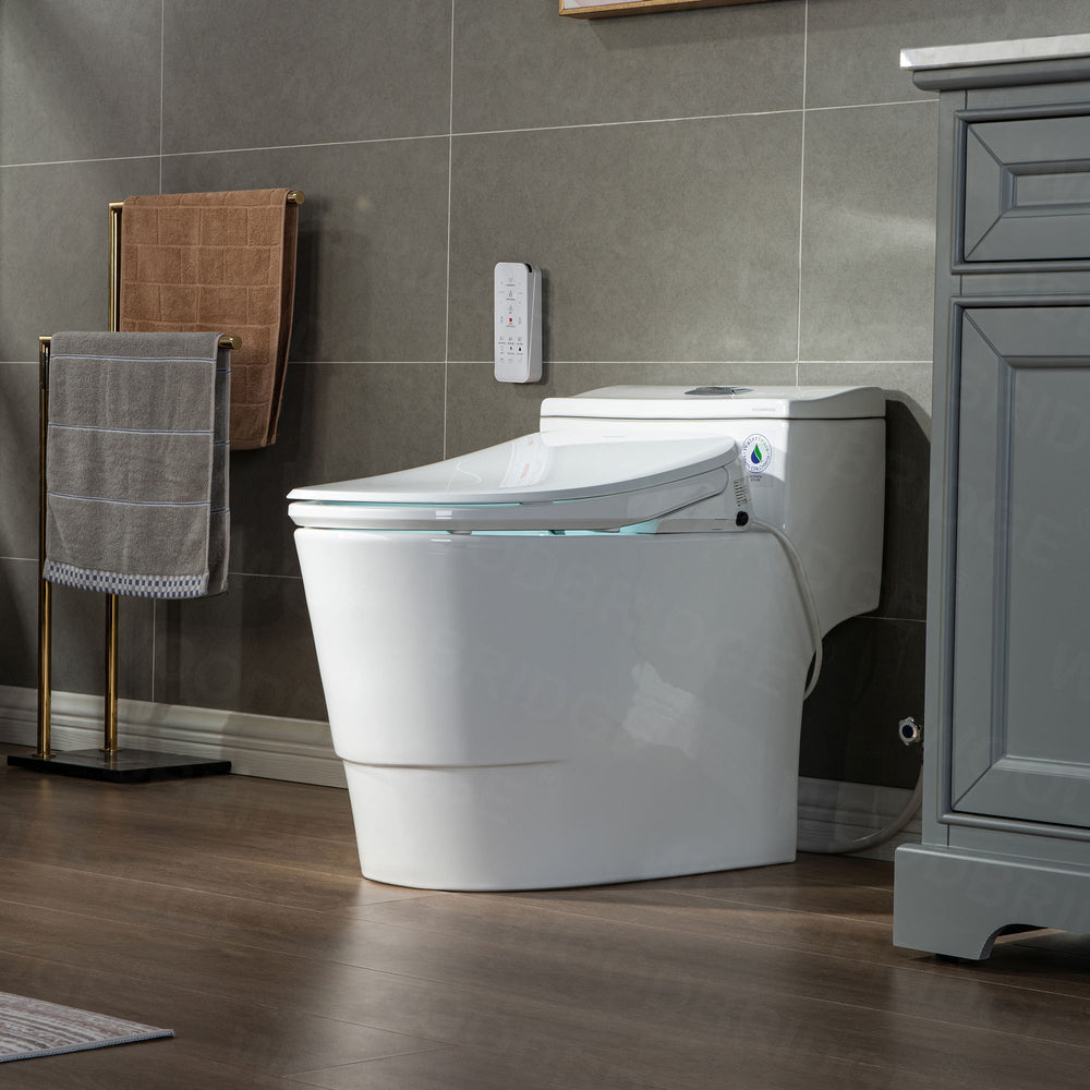 WOODBRIDGE T-0047 Toilet with Advanced Smart Bidet Dual Flush 1.1/1.6 GPF New