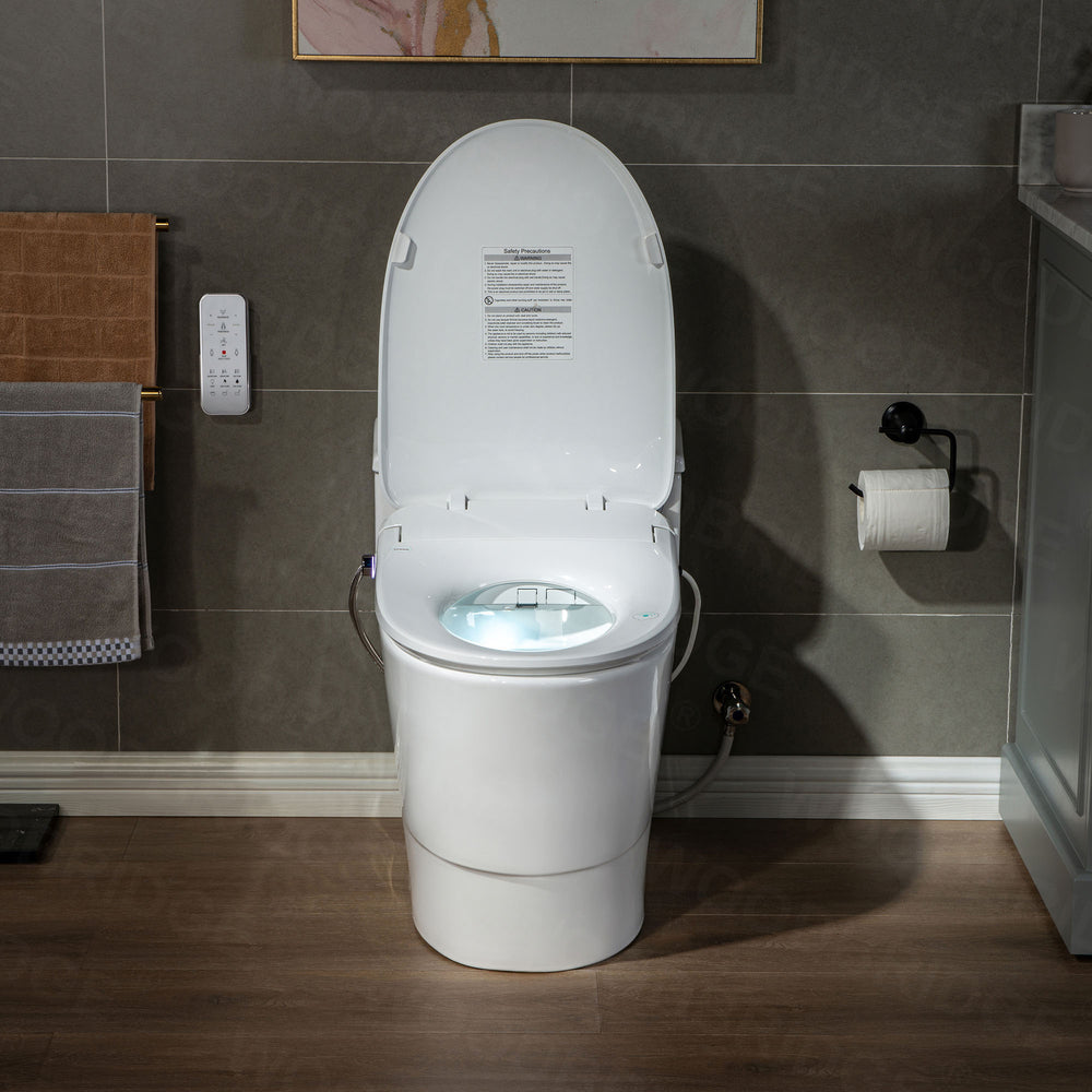 WOODBRIDGE T-0047 Toilet with Advanced Smart Bidet Dual Flush 1.1/1.6 GPF New