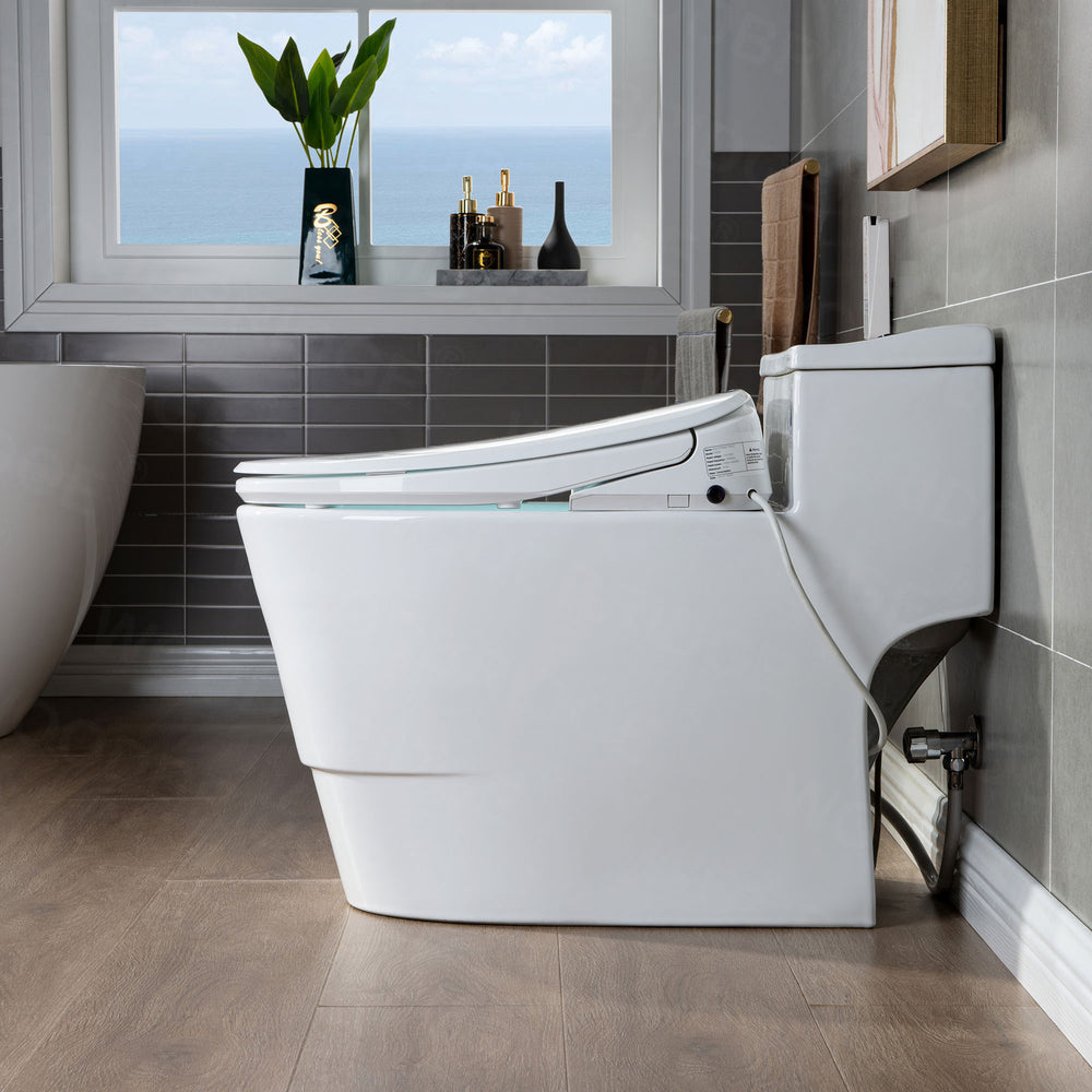 WOODBRIDGE T-0047 Toilet with Advanced Smart Bidet Dual Flush 1.1/1.6 GPF New