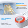WOODBRIDGE Intelligent Toilet Dual Flush 0.8/1.6 GPF Wall Hung with Bidet Function Concealed Tank New